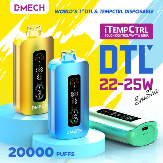 Vapmod Demch25000 DTL & iTempCTRL Disposable Vape 25000 Puffs | QD124