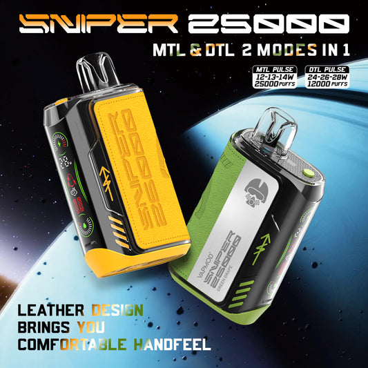 Vapmod Sniper25000 MTL&DTL Disposable Vape 25000 Puffs | QD132