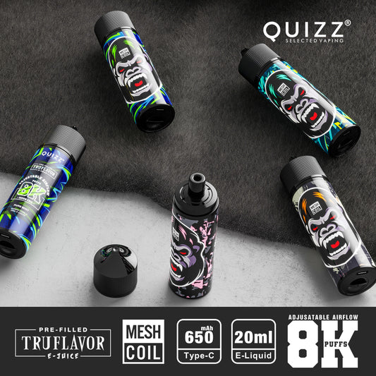 Quizz E-Bottle Disposable Vape 8000 Puffs |QD62V2