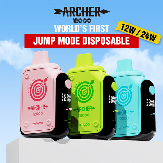 Vapmod Archer12000 Jump Mode Disposable Vape 12000 Puffs | QD115