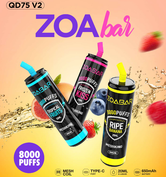 Meshking Zobar Disposable Vape 8000 Puffs |QD75V2