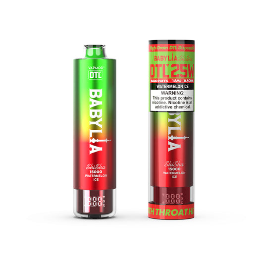 Vapmod Babylia15000 Shisha High-Drain DTL Disposable Vape 15000 Puffs | QD131