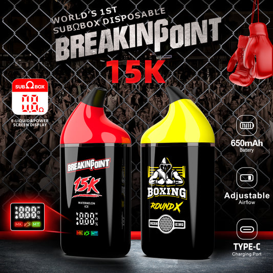 Meshking Breakingpoint 15K SubΩ Disposable Vape 15000 Puffs | QD117