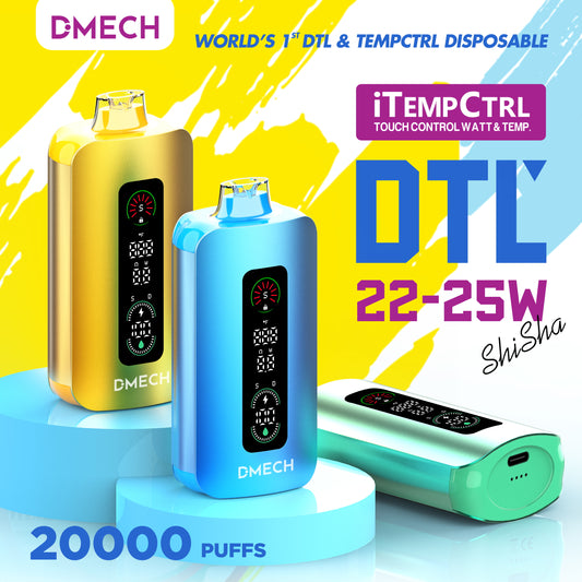 Vapmod Demch20000 DTL & TEMPCTRL  Disposable Vape 20000 Puffs | QD124V2