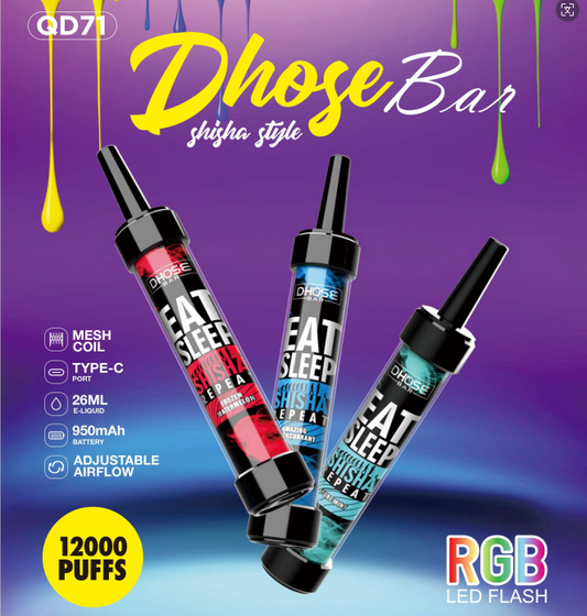 Vapmod Dhose Bar Disposable Vape 12000 Puffs|QD71